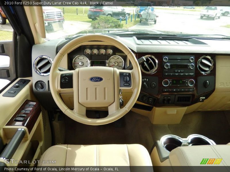 Black / Camel 2010 Ford F250 Super Duty Lariat Crew Cab 4x4