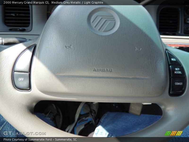Medium Grey Metallic / Light Graphite 2000 Mercury Grand Marquis GS