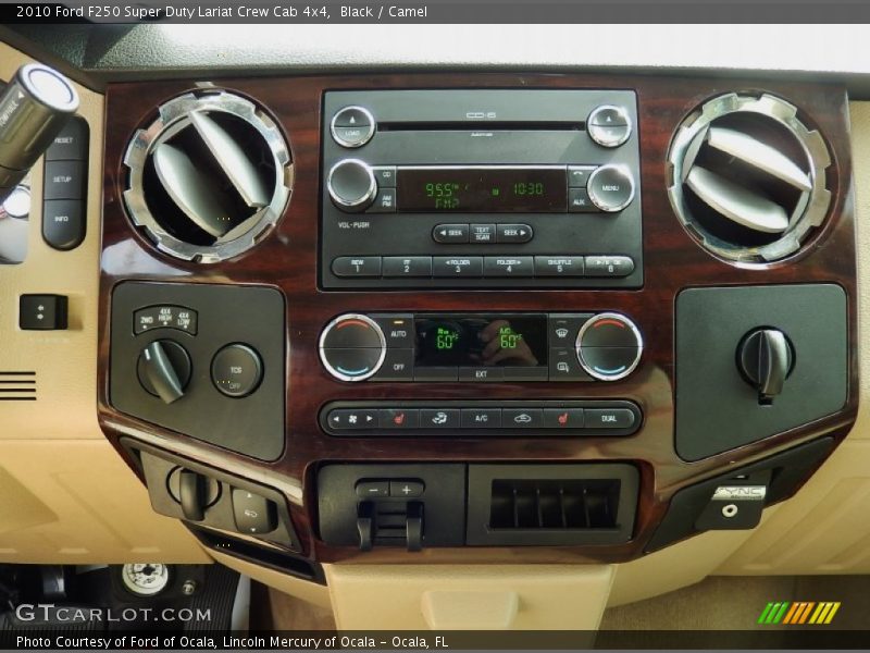 Black / Camel 2010 Ford F250 Super Duty Lariat Crew Cab 4x4