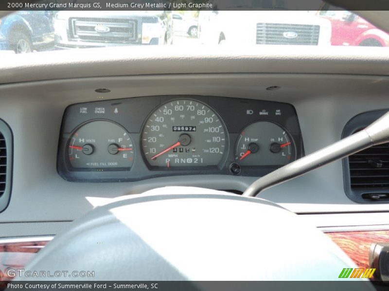 Medium Grey Metallic / Light Graphite 2000 Mercury Grand Marquis GS