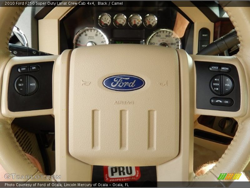 Black / Camel 2010 Ford F250 Super Duty Lariat Crew Cab 4x4