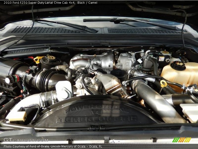 Black / Camel 2010 Ford F250 Super Duty Lariat Crew Cab 4x4