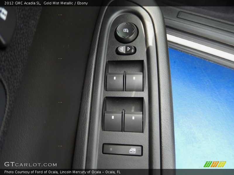 Gold Mist Metallic / Ebony 2012 GMC Acadia SL