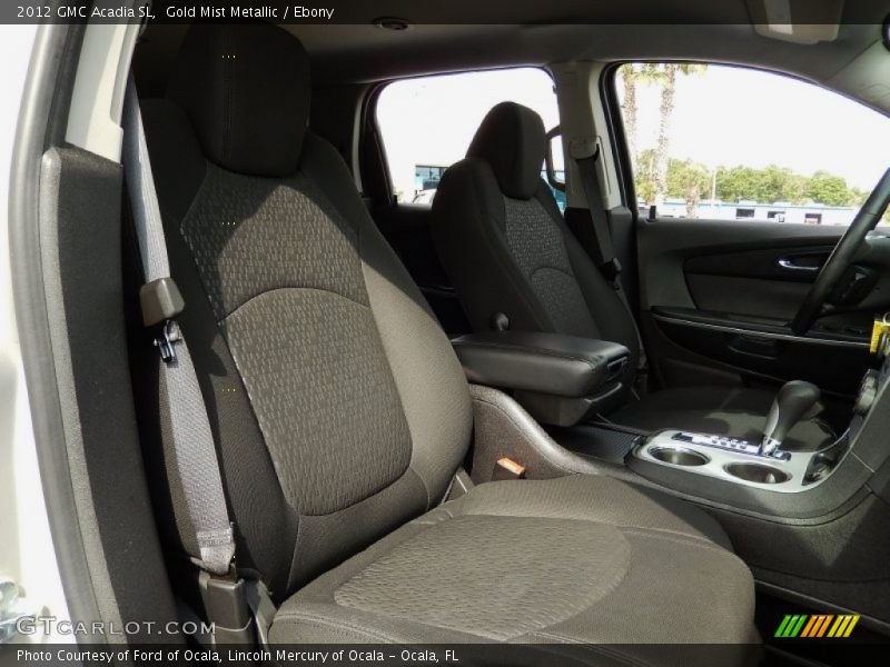 Gold Mist Metallic / Ebony 2012 GMC Acadia SL