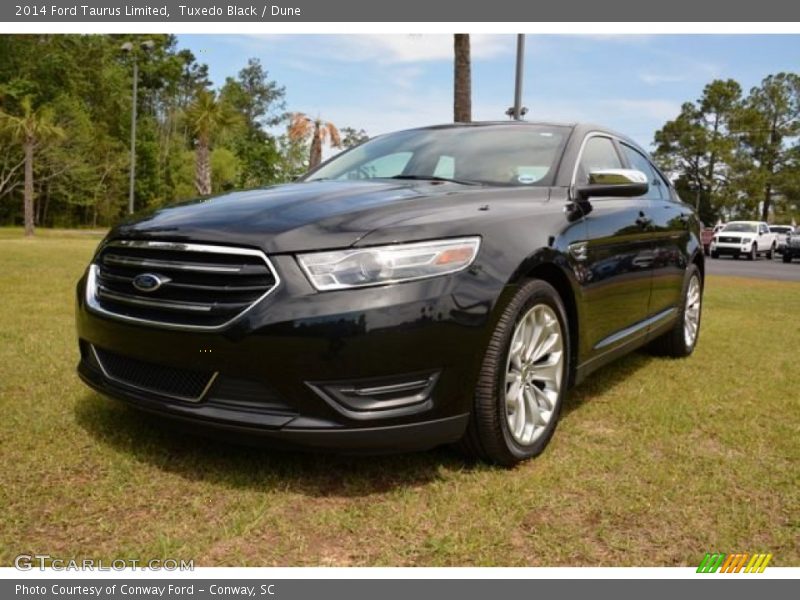 Tuxedo Black / Dune 2014 Ford Taurus Limited