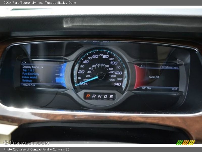 Tuxedo Black / Dune 2014 Ford Taurus Limited