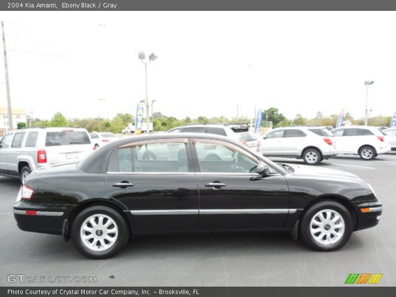 Ebony Black / Gray 2004 Kia Amanti