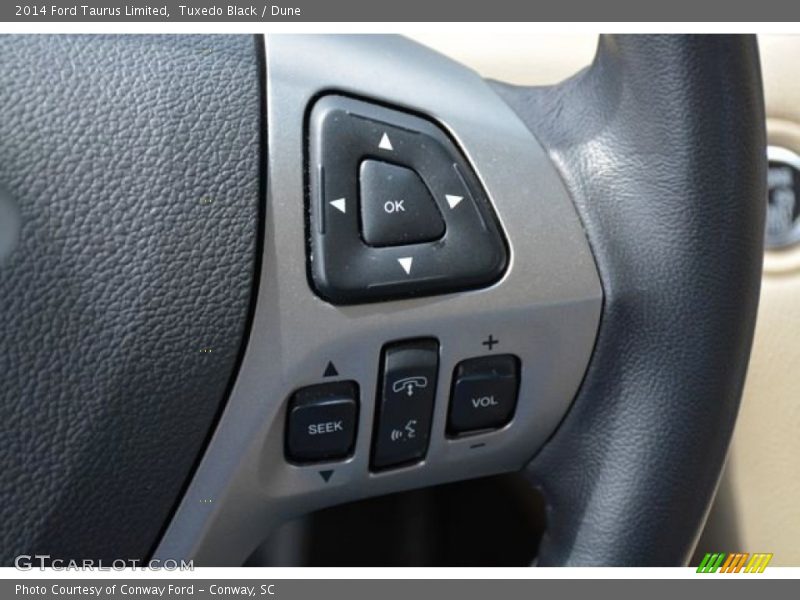 Tuxedo Black / Dune 2014 Ford Taurus Limited