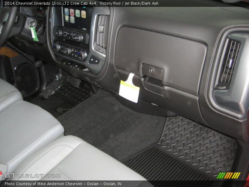 Victory Red / Jet Black/Dark Ash 2014 Chevrolet Silverado 1500 LTZ Crew Cab 4x4