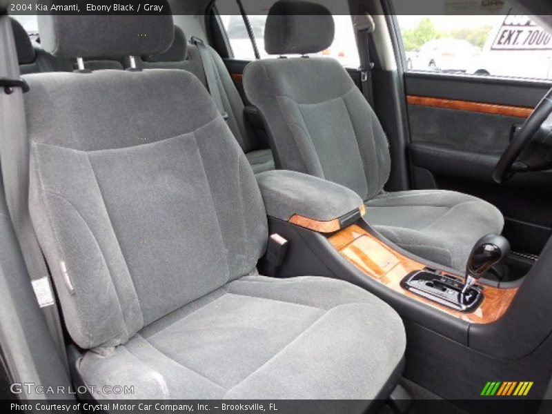 Ebony Black / Gray 2004 Kia Amanti