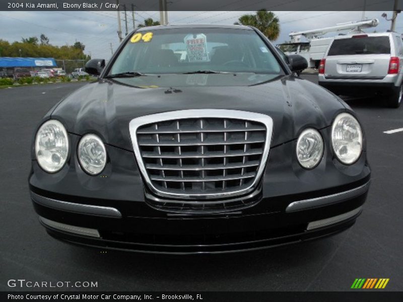 Ebony Black / Gray 2004 Kia Amanti