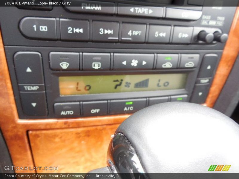 Ebony Black / Gray 2004 Kia Amanti