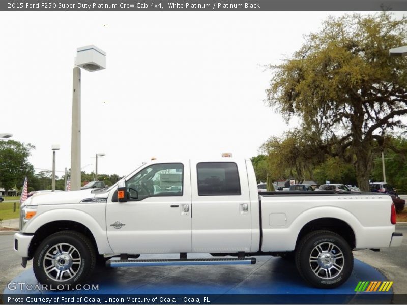  2015 F250 Super Duty Platinum Crew Cab 4x4 White Platinum
