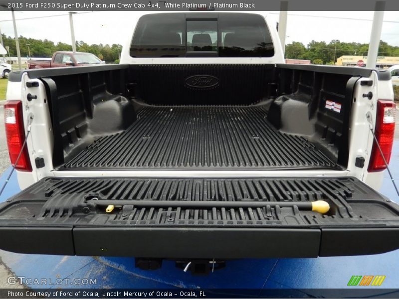 White Platinum / Platinum Black 2015 Ford F250 Super Duty Platinum Crew Cab 4x4