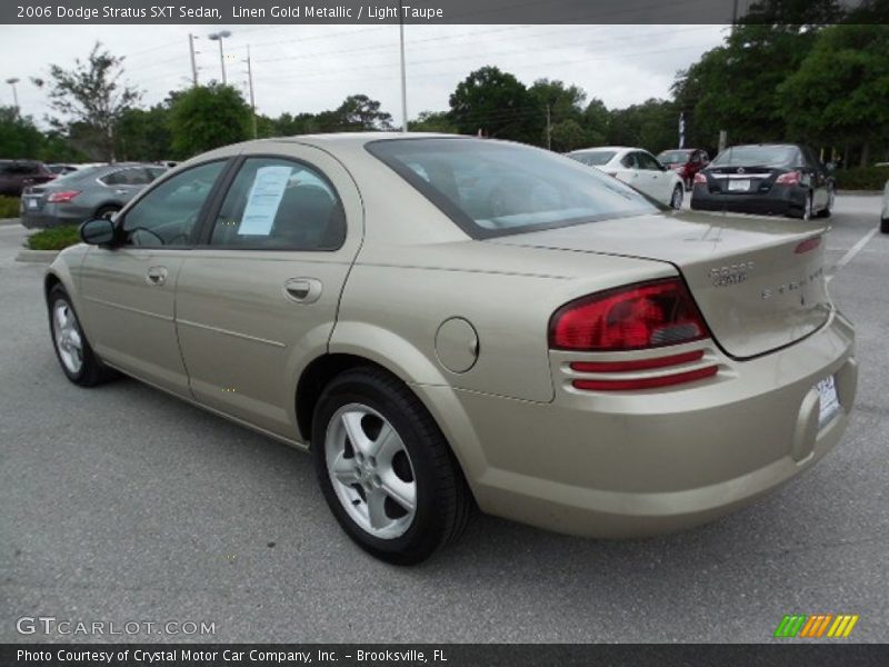 Linen Gold Metallic / Light Taupe 2006 Dodge Stratus SXT Sedan