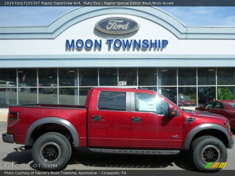 Ruby Red / Raptor Special Edition Black/Brick Accent 2014 Ford F150 SVT Raptor SuperCrew 4x4