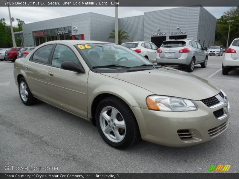 Linen Gold Metallic / Light Taupe 2006 Dodge Stratus SXT Sedan