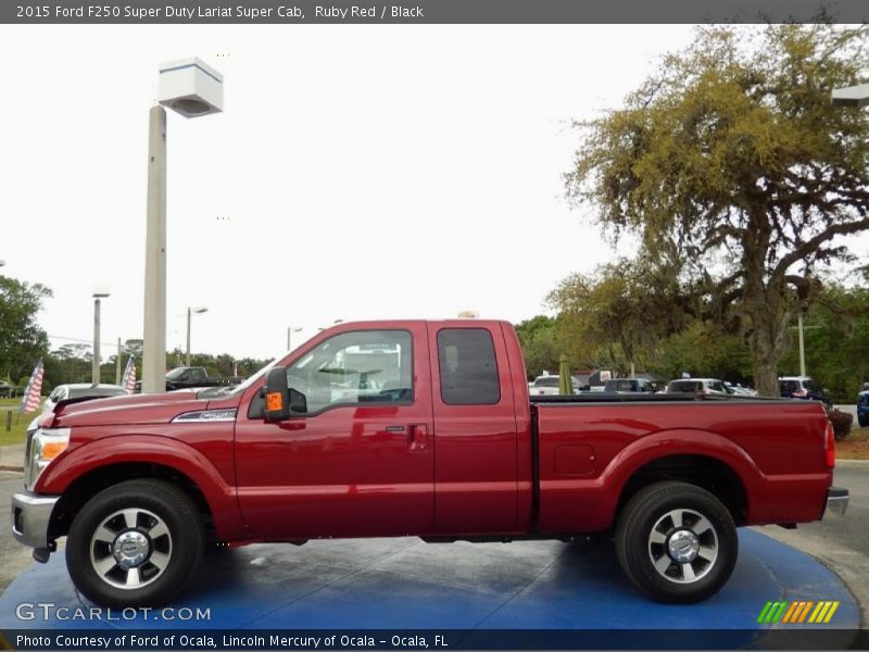  2015 F250 Super Duty Lariat Super Cab Ruby Red