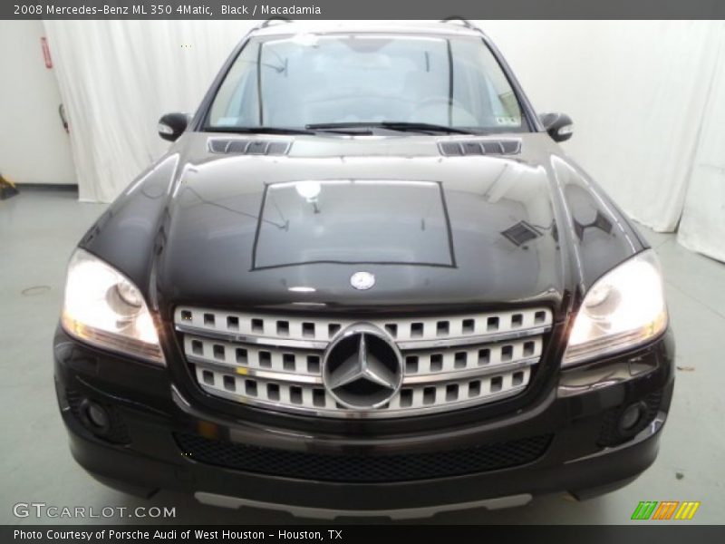 Black / Macadamia 2008 Mercedes-Benz ML 350 4Matic