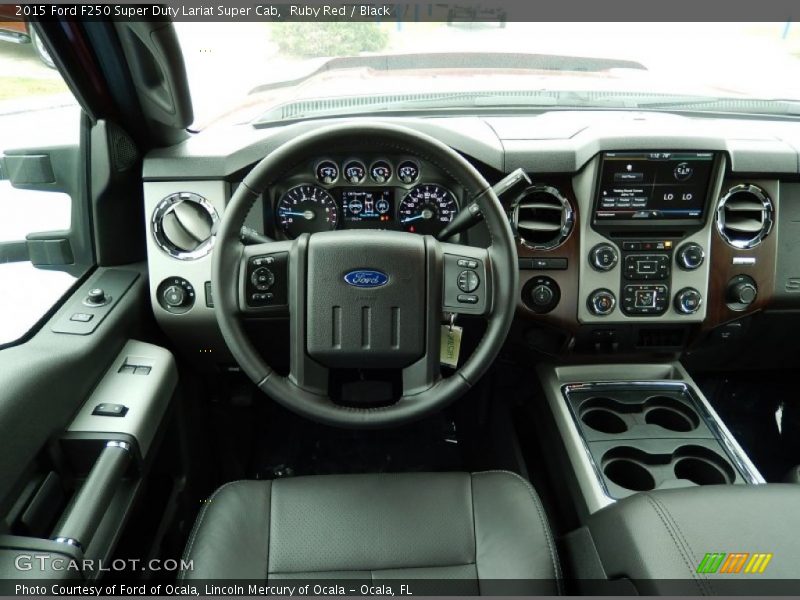 Dashboard of 2015 F250 Super Duty Lariat Super Cab