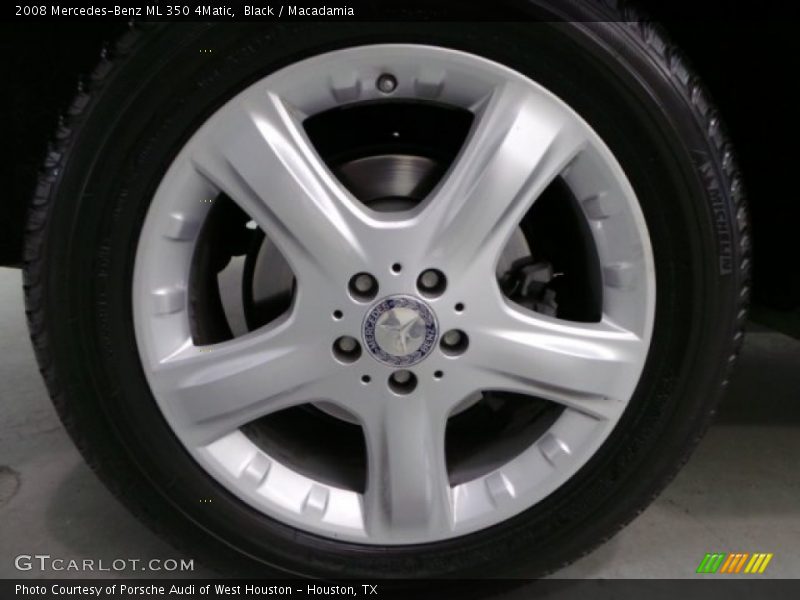Black / Macadamia 2008 Mercedes-Benz ML 350 4Matic