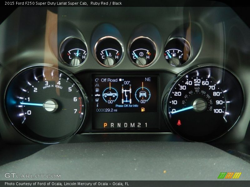  2015 F250 Super Duty Lariat Super Cab Lariat Super Cab Gauges