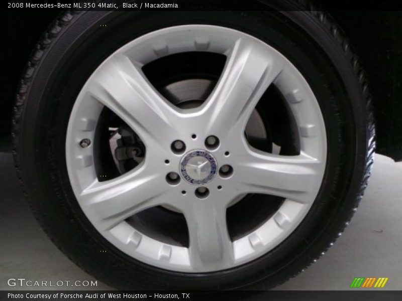 Black / Macadamia 2008 Mercedes-Benz ML 350 4Matic