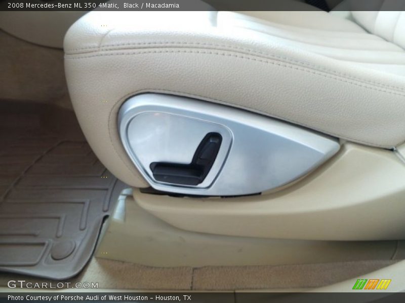 Black / Macadamia 2008 Mercedes-Benz ML 350 4Matic