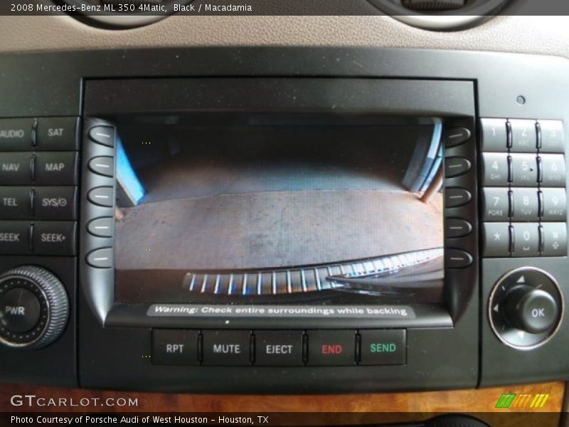 Black / Macadamia 2008 Mercedes-Benz ML 350 4Matic