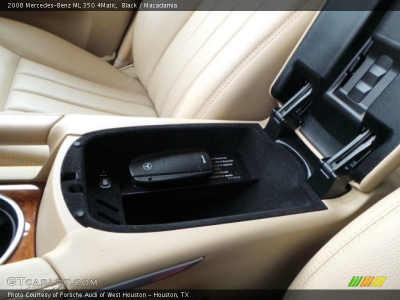 Black / Macadamia 2008 Mercedes-Benz ML 350 4Matic