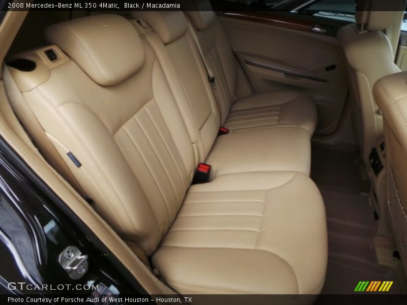 Black / Macadamia 2008 Mercedes-Benz ML 350 4Matic