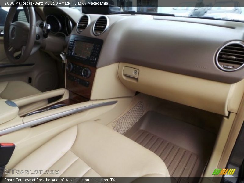 Black / Macadamia 2008 Mercedes-Benz ML 350 4Matic