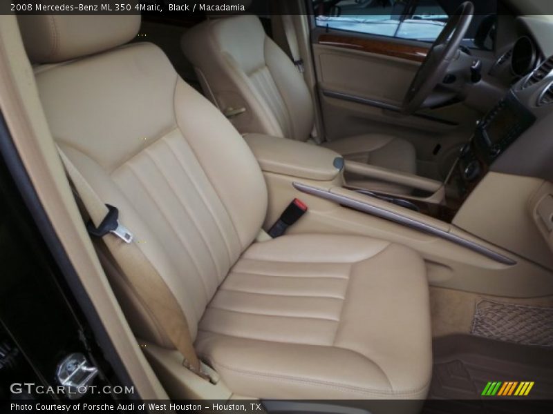 Black / Macadamia 2008 Mercedes-Benz ML 350 4Matic