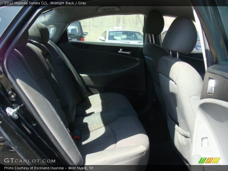 Midnight Black / Gray 2012 Hyundai Sonata GLS