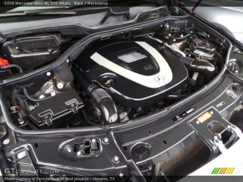 Black / Macadamia 2008 Mercedes-Benz ML 350 4Matic