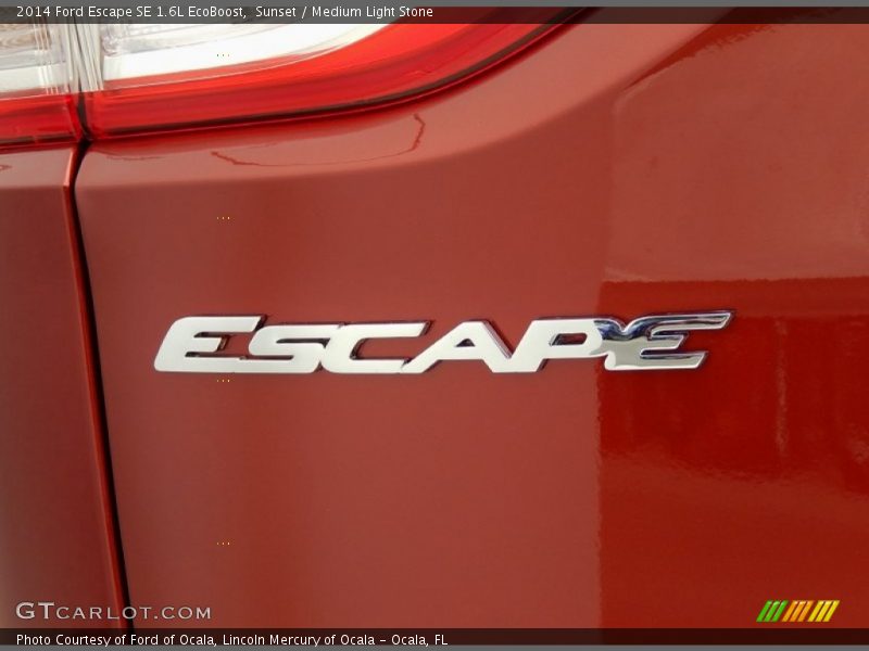 Sunset / Medium Light Stone 2014 Ford Escape SE 1.6L EcoBoost