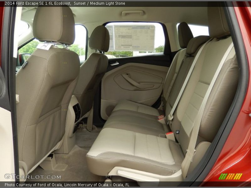 Sunset / Medium Light Stone 2014 Ford Escape SE 1.6L EcoBoost