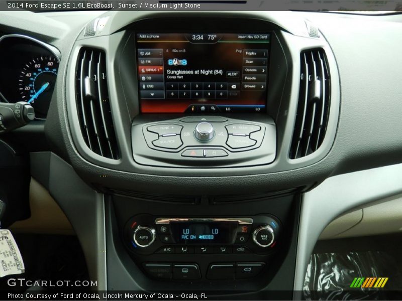 Sunset / Medium Light Stone 2014 Ford Escape SE 1.6L EcoBoost