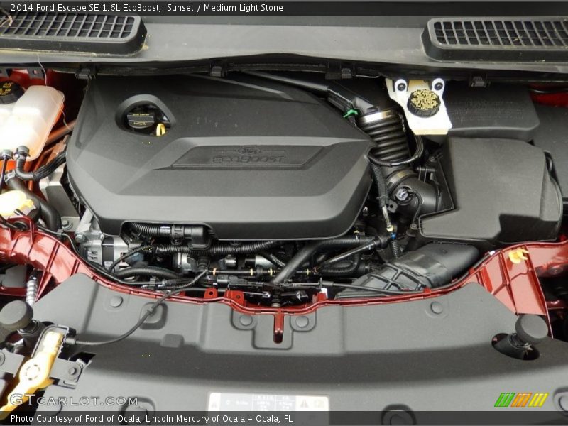 Sunset / Medium Light Stone 2014 Ford Escape SE 1.6L EcoBoost