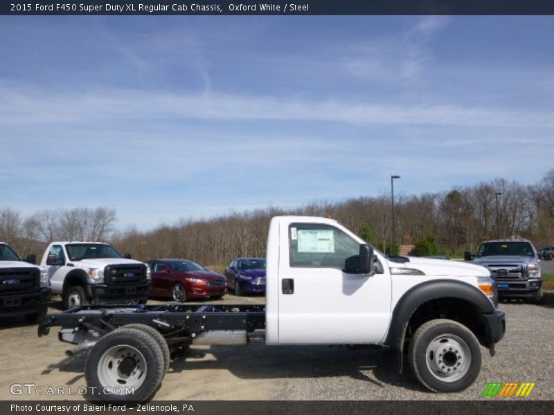  2015 F450 Super Duty XL Regular Cab Chassis Oxford White