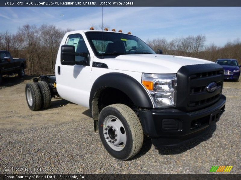 Front 3/4 View of 2015 F450 Super Duty XL Regular Cab Chassis