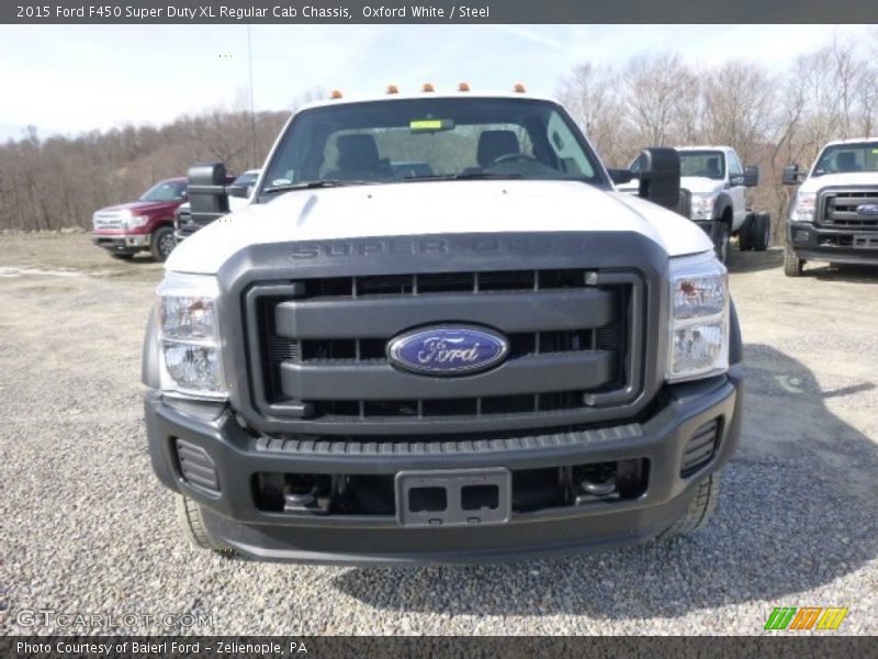 Oxford White / Steel 2015 Ford F450 Super Duty XL Regular Cab Chassis