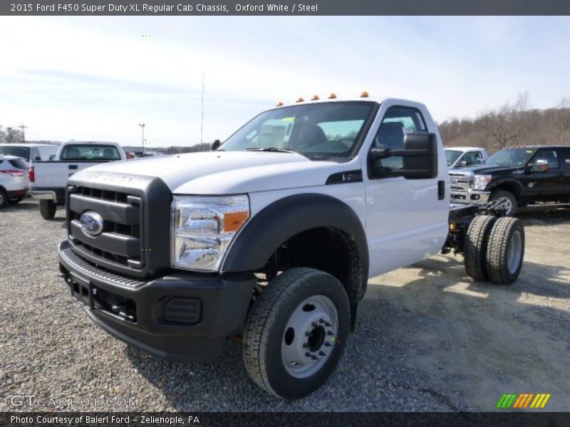  2015 F450 Super Duty XL Regular Cab Chassis Oxford White