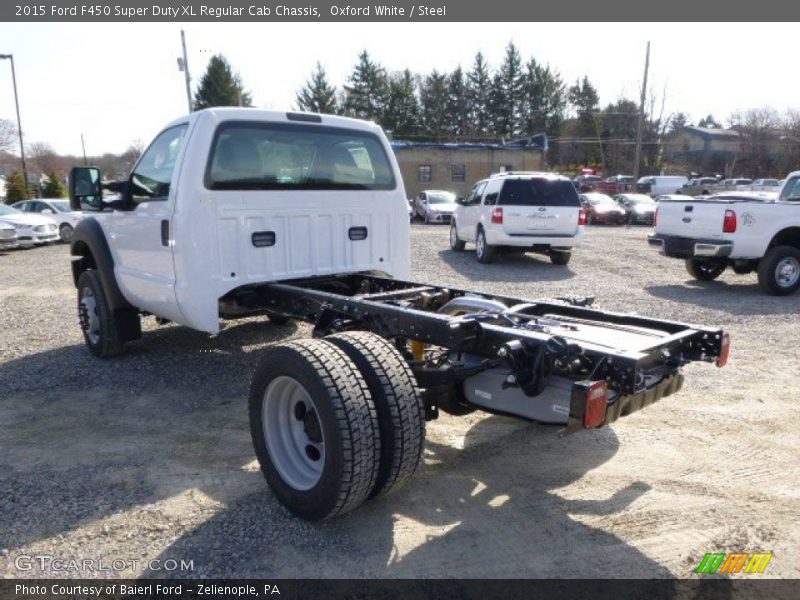 Oxford White / Steel 2015 Ford F450 Super Duty XL Regular Cab Chassis