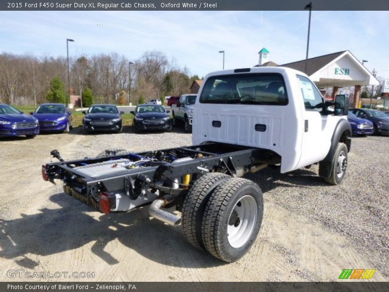 Oxford White / Steel 2015 Ford F450 Super Duty XL Regular Cab Chassis