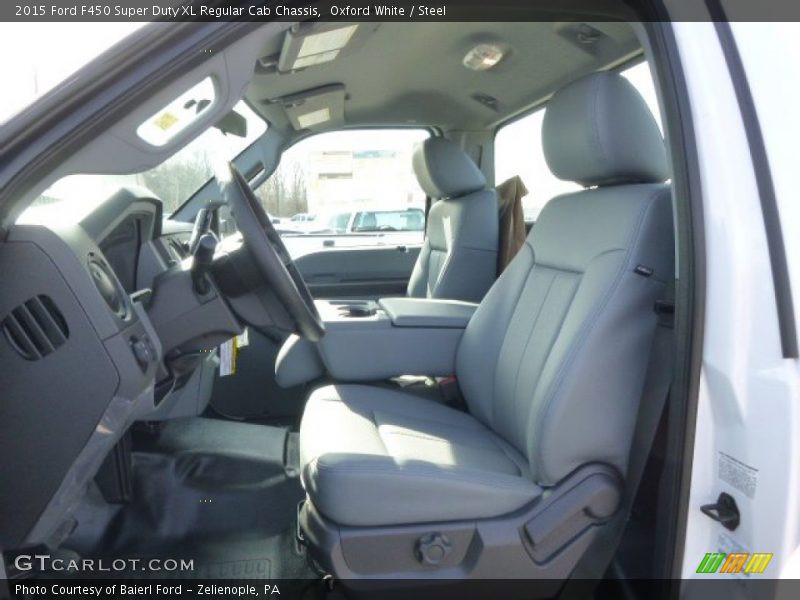  2015 F450 Super Duty XL Regular Cab Chassis Steel Interior