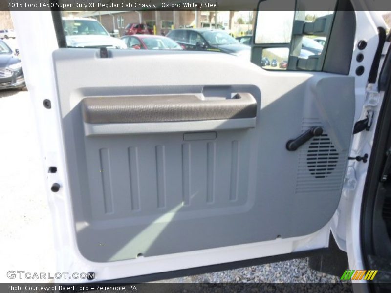 Oxford White / Steel 2015 Ford F450 Super Duty XL Regular Cab Chassis