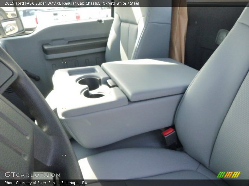 Oxford White / Steel 2015 Ford F450 Super Duty XL Regular Cab Chassis