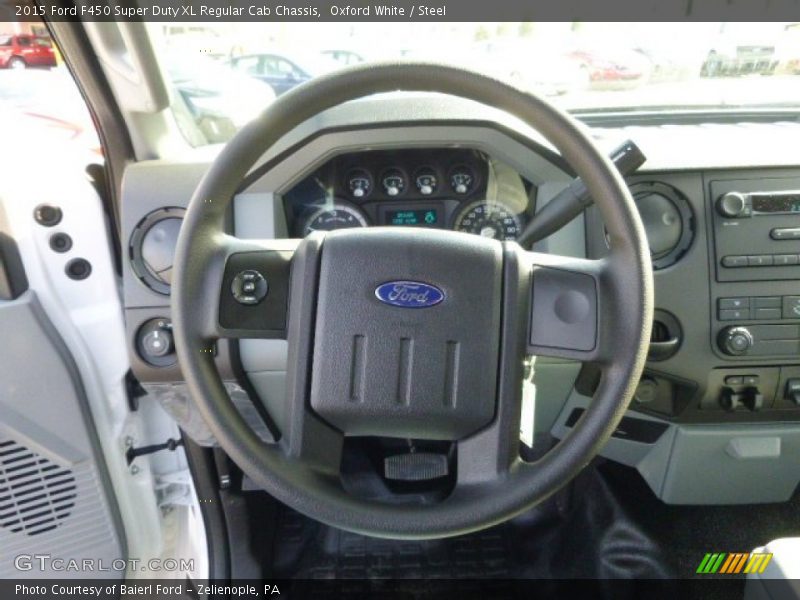  2015 F450 Super Duty XL Regular Cab Chassis Steering Wheel