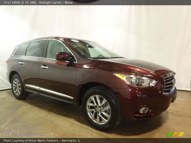 Midnight Garnet / Wheat 2013 Infiniti JX 35 AWD